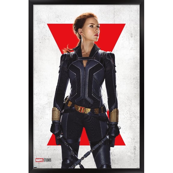 Marvel Black Widow - Black Widow One Sheet Wall Poster, 22.375" x 34", Framed