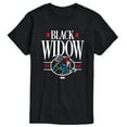 thumbnail image 1 of Marvel - Black Widow Collegiate - Men's Short Sleeve Graphic T-Shirt, 1 of 5