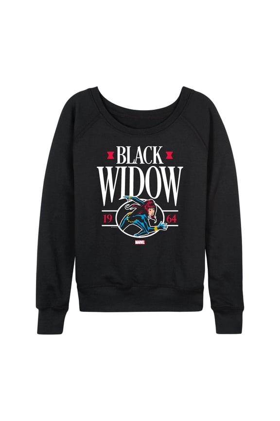 - Black Widow Collegiate - Women's French Terry Pullover Sweatshirt