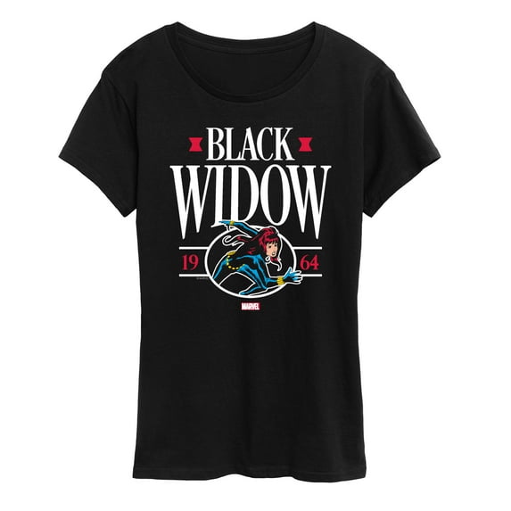 Marvel - Black Widow Collegiate - Women's Short Sleeve Graphic T-Shirt