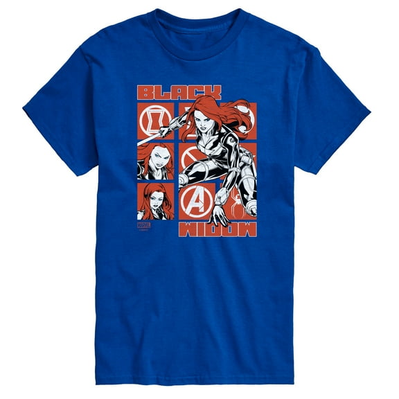 Marvel - Black Widow Grid - Men's Short Sleeve Graphic T-Shirt
