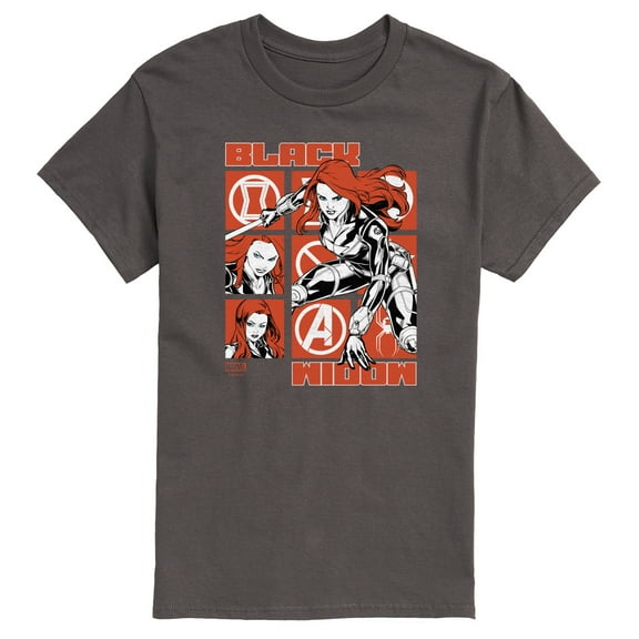 Marvel - Black Widow Grid - Men's Short Sleeve Graphic T-Shirt