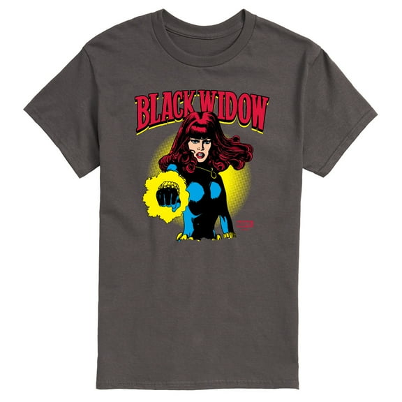 Marvel - Black Widow Logo - Men's Short Sleeve Graphic T-Shirt