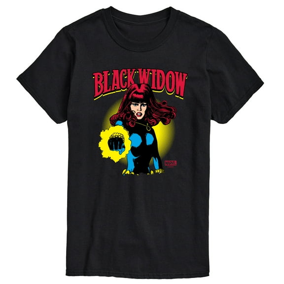 Marvel - Black Widow Logo - Men's Short Sleeve Graphic T-Shirt