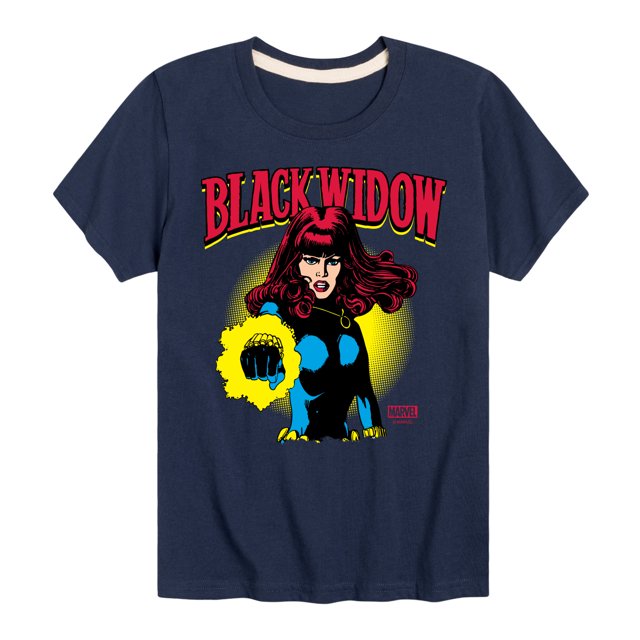 Marvel - Black Widow Logo - Toddler And Youth Short Sleeve Graphic T-Shirt