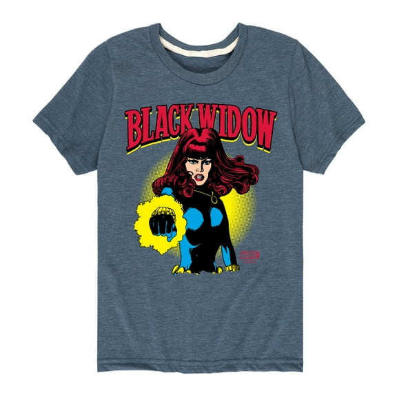 Marvel - Black Widow Logo - Toddler And Youth Short Sleeve Graphic T-Shirt