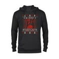 thumbnail image 1 of Marvel Black Widow Natasha Romanoff Holiday Sweater - Pullover Hoodie for Adults - Customized-Black, 1 of 5