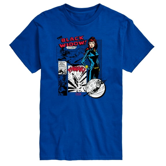 Marvel - Black Widow Panels - Men's Short Sleeve Graphic T-Shirt