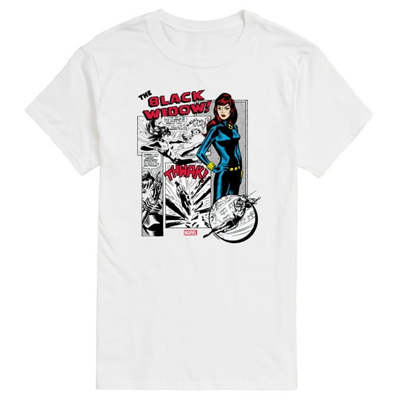 Marvel - Black Widow Panels - Men's Short Sleeve Graphic T-Shirt