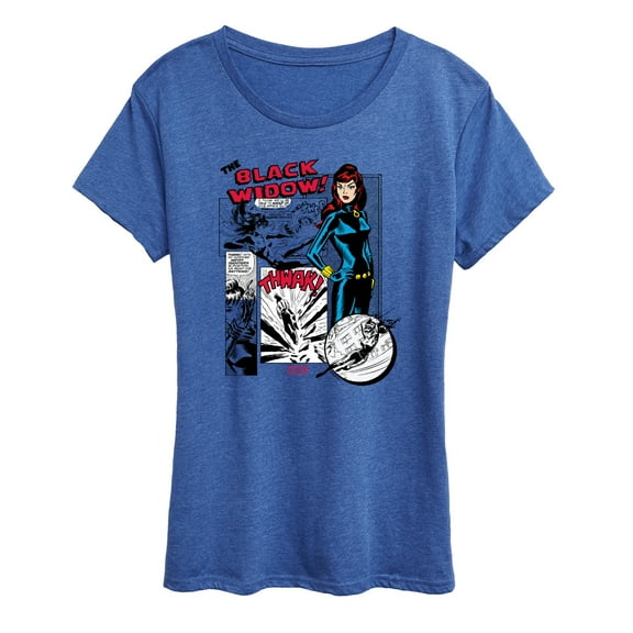 Marvel - Black Widow Panels - Women's Short Sleeve Graphic T-Shirt