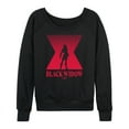 thumbnail image 1 of Marvel - Black Widow Silhouette - Women's French Terry Pullover Sweatshirt, 1 of 5