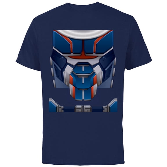 Marvel Black Widow Taskmaster Halloween Costume - Short Sleeve Cotton T-Shirt for Adults - Customized-Navy
