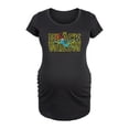 thumbnail image 1 of Marvel - Black Widow Type - Maternity Scoop Neck Graphic T-Shirt, 1 of 5