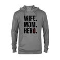 thumbnail image 1 of Marvel Black Widow Wife. Mom. Hero - Pullover Hoodie for Adults - Customized-Athletic Heather, 1 of 5