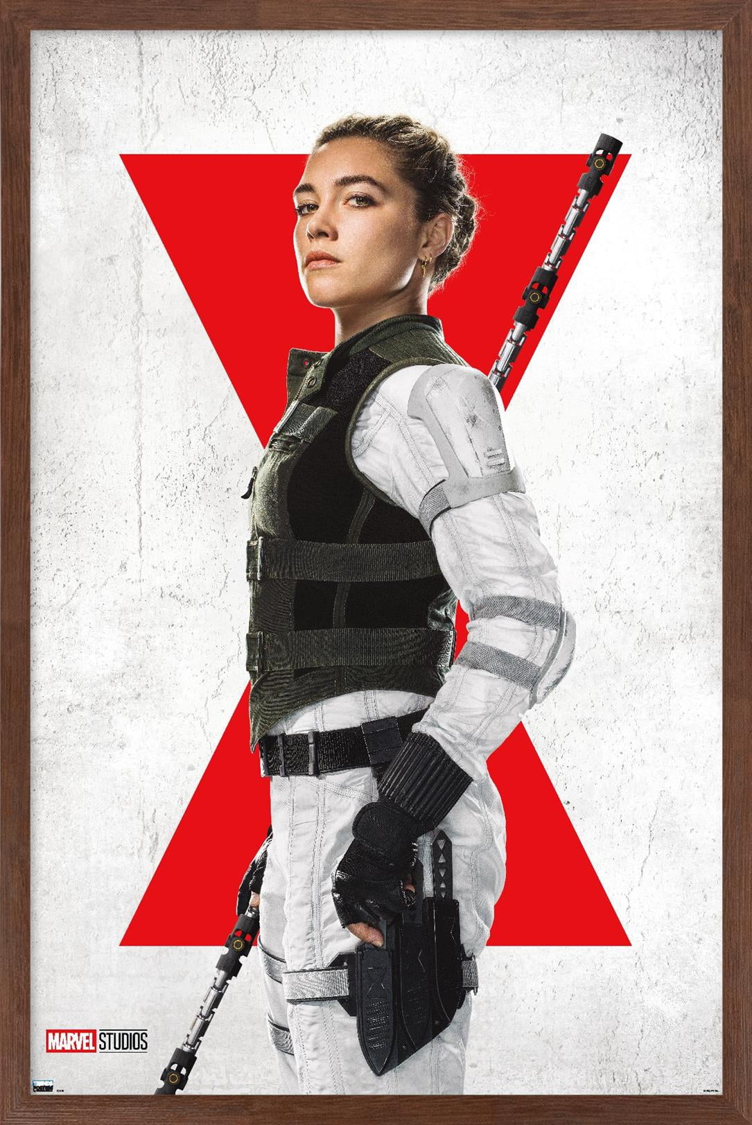Marvel Black Widow - Yelena One Sheet Wall Poster, 14.725" x 22.375", Framed