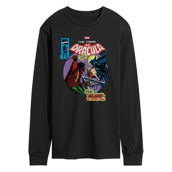Marvel - Blade Cover - Men's Long Sleeve Graphic T-Shirt