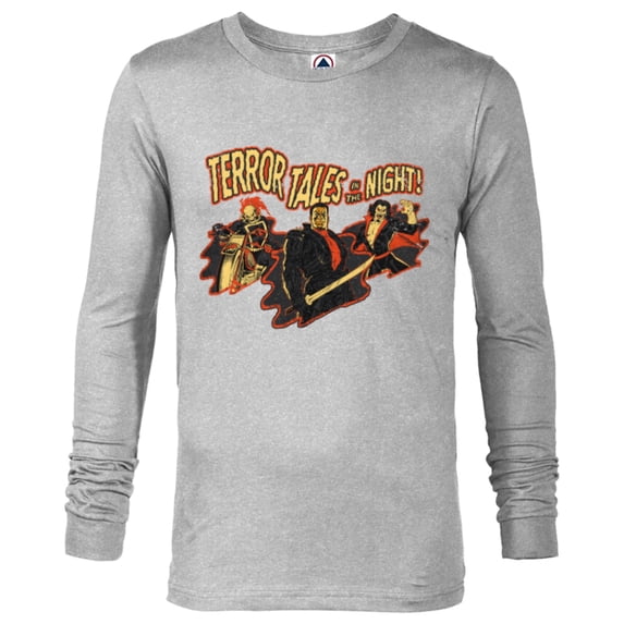 Marvel Blade Ghost Rider & Morbius Terror Tales in the Night- Long Sleeve T-Shirt for Men - Customized-Athletic Heather