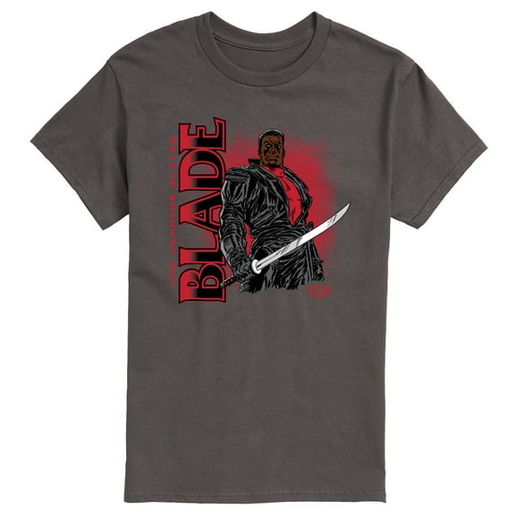 Marvel - Blade With Logo - Men's Short Sleeve Graphic T-Shirt