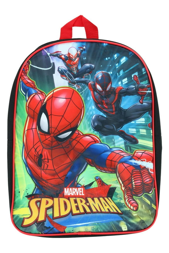 Boy's 15-Inch Spider-Man Backpack with Padded Straps