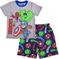 thumbnail image 1 of Marvel Boy's 2-Piece Spider-Man Raglan Shirt and Short Set, 1 of 4