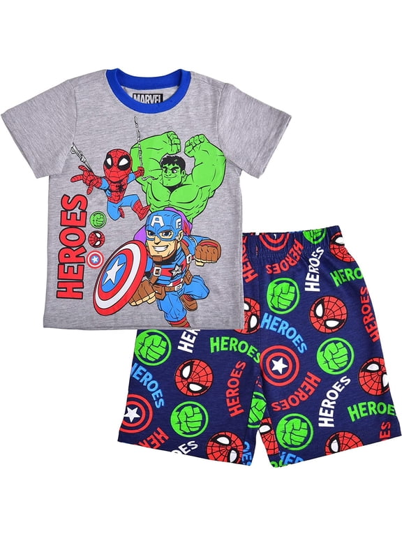 Boy's 2-Piece Spider-Man Raglan Shirt and Short Set
