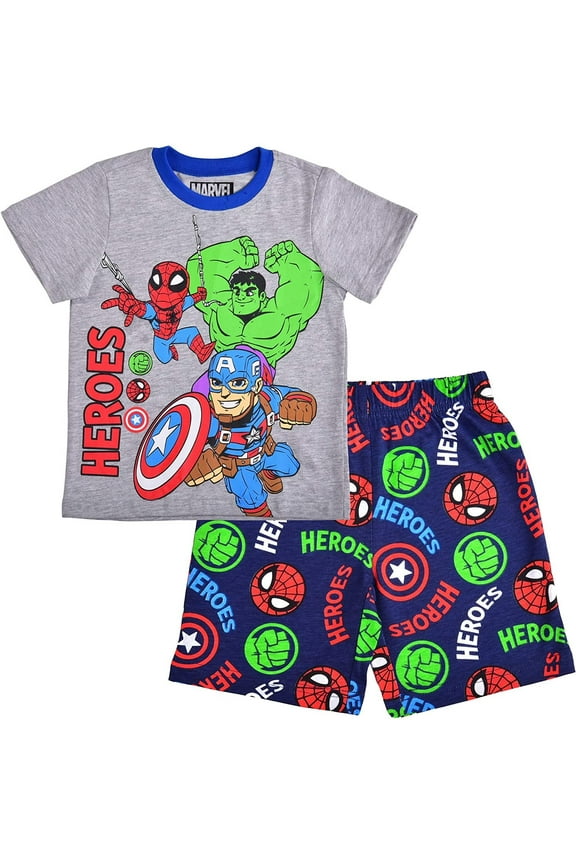Boy's 2-Piece Spider-Man Raglan Shirt and Short Set