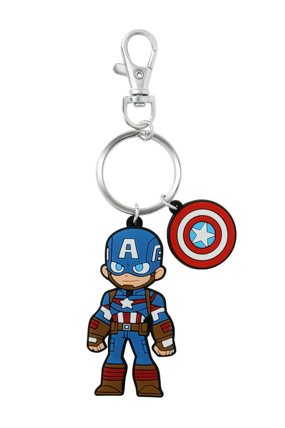 , Boy's Captain America Keychain Charm