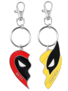 Boys Deadpool x Wolverine BFF Keychain Charm Set, 2 Pieces