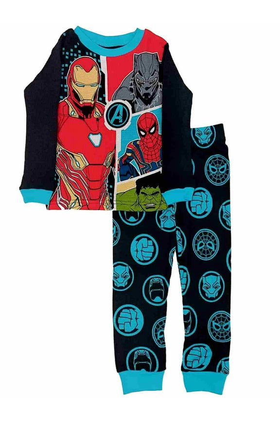 Boys Avengers Baselayer Set Hulk Ironman Thermal Underwear Long Johns 4