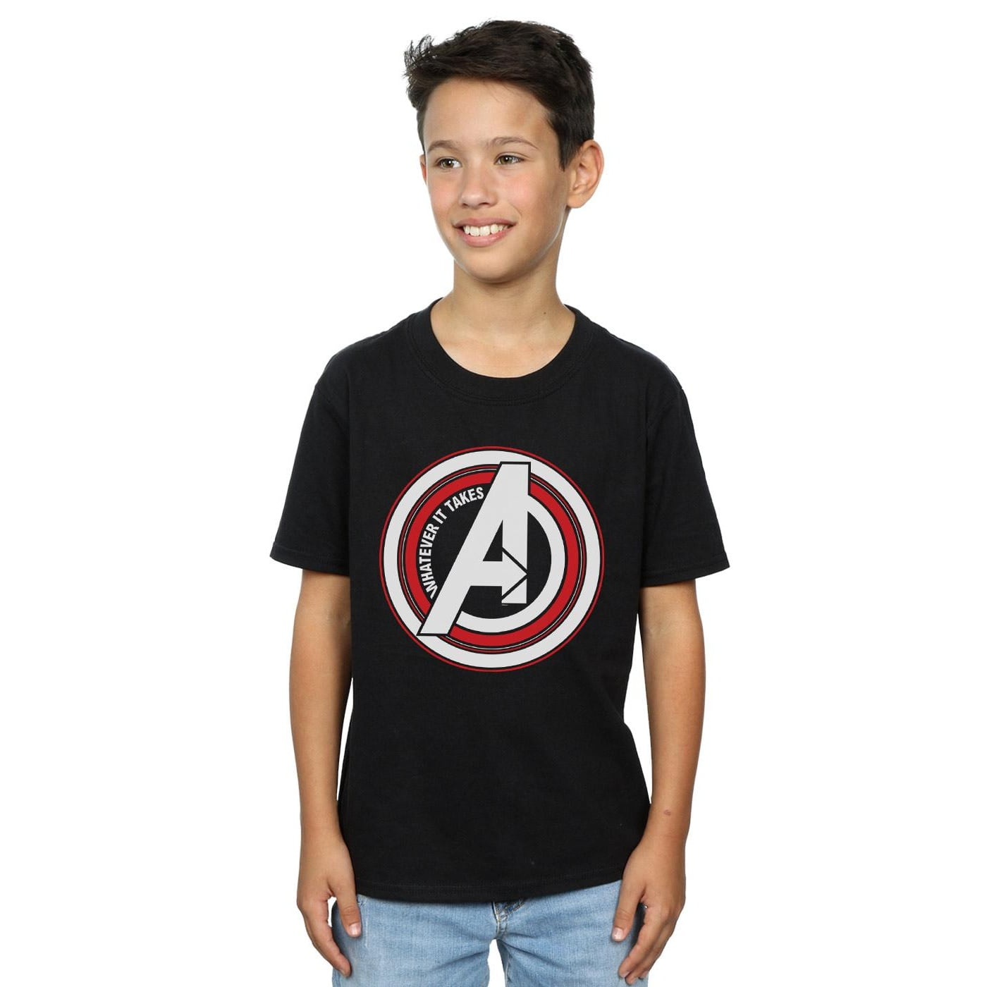 Marvel Boys Avengers Endgame Whatever It Takes Symbol T-Shirt - Walmart.com
