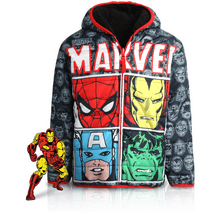 Marvel Boys’ Avengers Spider-Man Reversible Jacket – Sherpa Fleece Lining (2T-20)