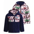 thumbnail image 1 of Marvel Boys Puffer Jacket Avengers Spider-Man Sherpa Fleece Lining Reversible Puffer Coat (2T-20), 1 of 7