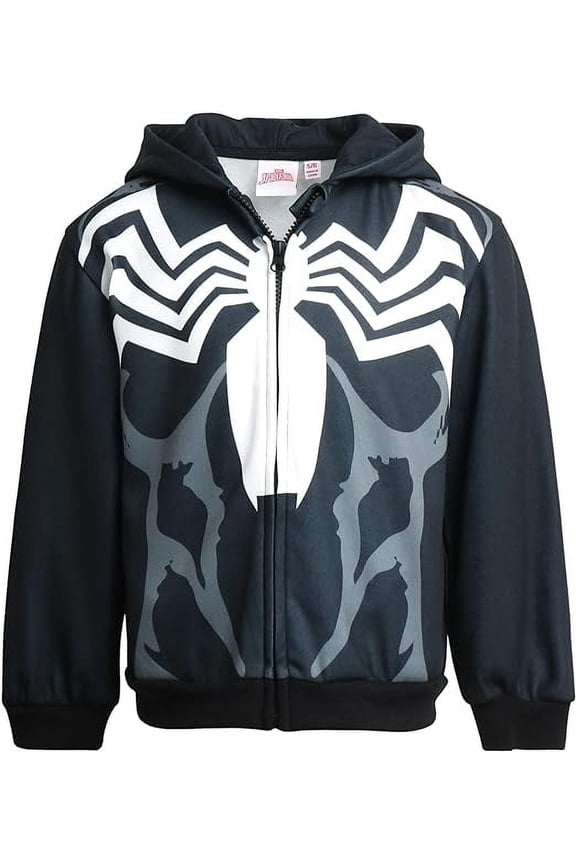 Avengers Boys Sweatshirt Spider-Man Venom Hulk Zip up Hoodie Sweatshirt for Toddler Boys (3T-4T)