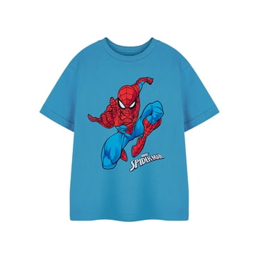 Marvel Boys Blue Short Sleeved T-Shirt