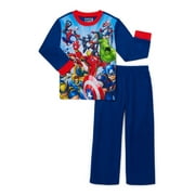 POKEMON Marvel Boys Long Sleeve Top and Pants Pajama Set, 2-Piece, Sizes 4-12