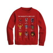 Marvel Boys' Santa's List Holiday Sweatshirt, Sizes 4-18