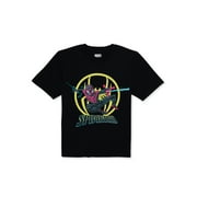 Marvel Boys Spider-Man Miles Morales, Crew Neck, Short Sleeve, Graphic T-Shirt, Sizes 4-18