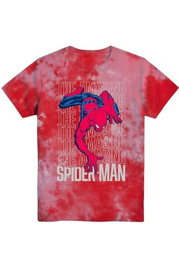 Marvel Boys Spider-Man Short Sleeve T-Shirt - Toddler to Big Boys Sizes 2T-2XL