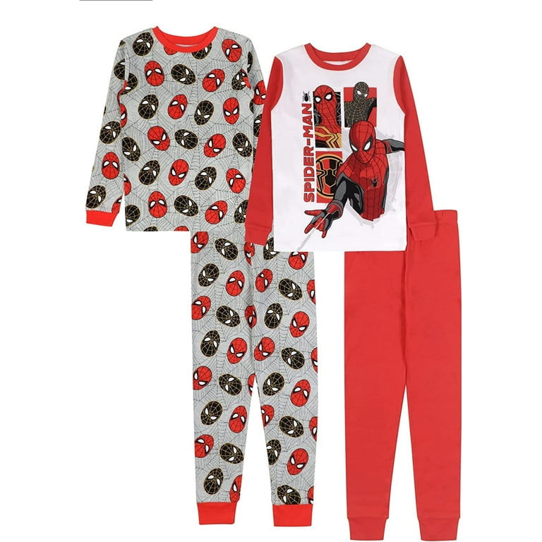 Spiderman pajamas size discount 6