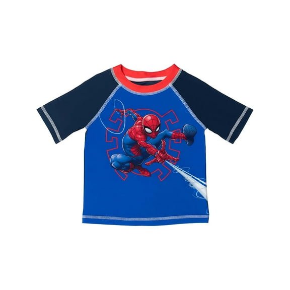 Marvel Boys' Spiderman Rash Guard, Sizes 2T-16