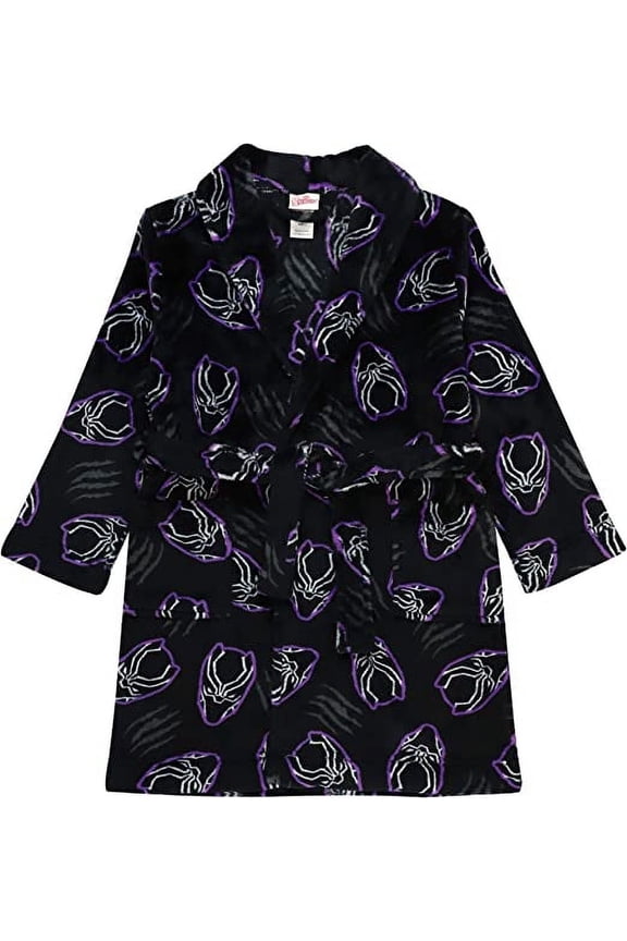 Boys' The Avengers Spider-Man Bathrobe, Panther King, 4