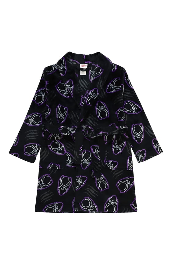 Boys' The Avengers Spider-Man Bathrobe, Panther King, 8