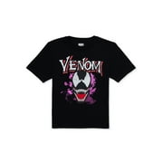 Marvel Boys Venom, Crew Neck, Short Sleeve, Graphic T-Shirt, Sizes 4-18