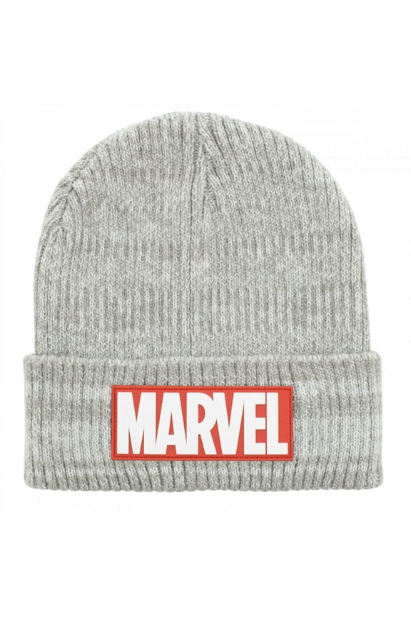 Brick Logo Knit Cuff Beanie