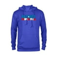 thumbnail image 1 of Marvel Brick Logo in Captain America Colors - Pullover Hoodie for Adults - Customized-Navy, 1 of 5