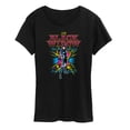thumbnail image 1 of Marvel - Bw Black Light - Women's Short Sleeve Graphic T-Shirt, 1 of 5