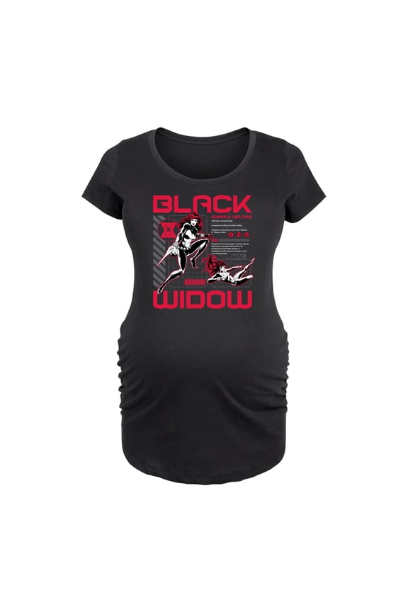 - Bw Dark Digital - Maternity Scoop Neck Graphic T-Shirt