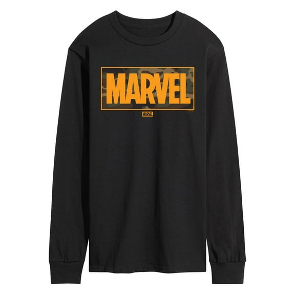 Marvel - Camo Logo - Men's Long Sleeve Graphic T-Shirt
