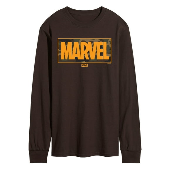 Marvel - Camo Logo - Men's Long Sleeve Graphic T-Shirt