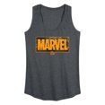 thumbnail image 1 of Marvel - Camo Logo - Women's Racerback Sleeveless Tank Top, 1 of 4